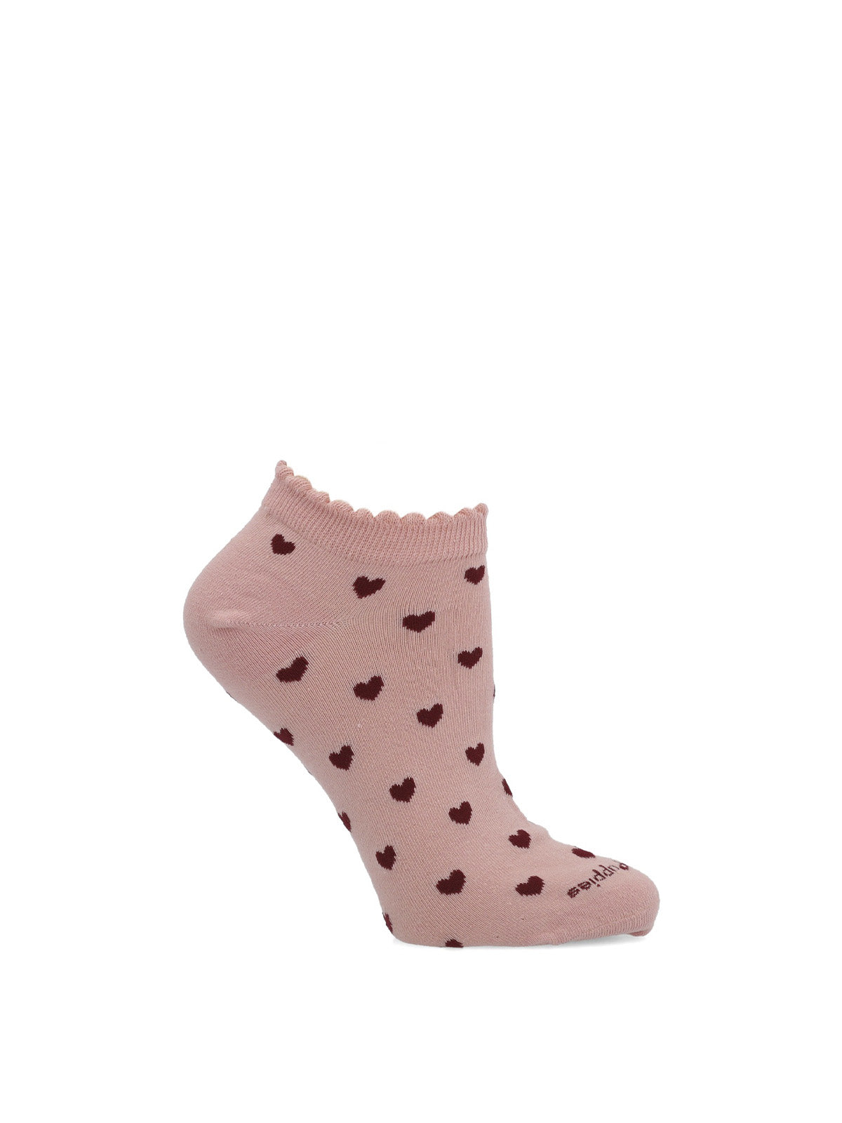Calcetin Algodón Mujer Ped St Heart Gris Hush Puppies