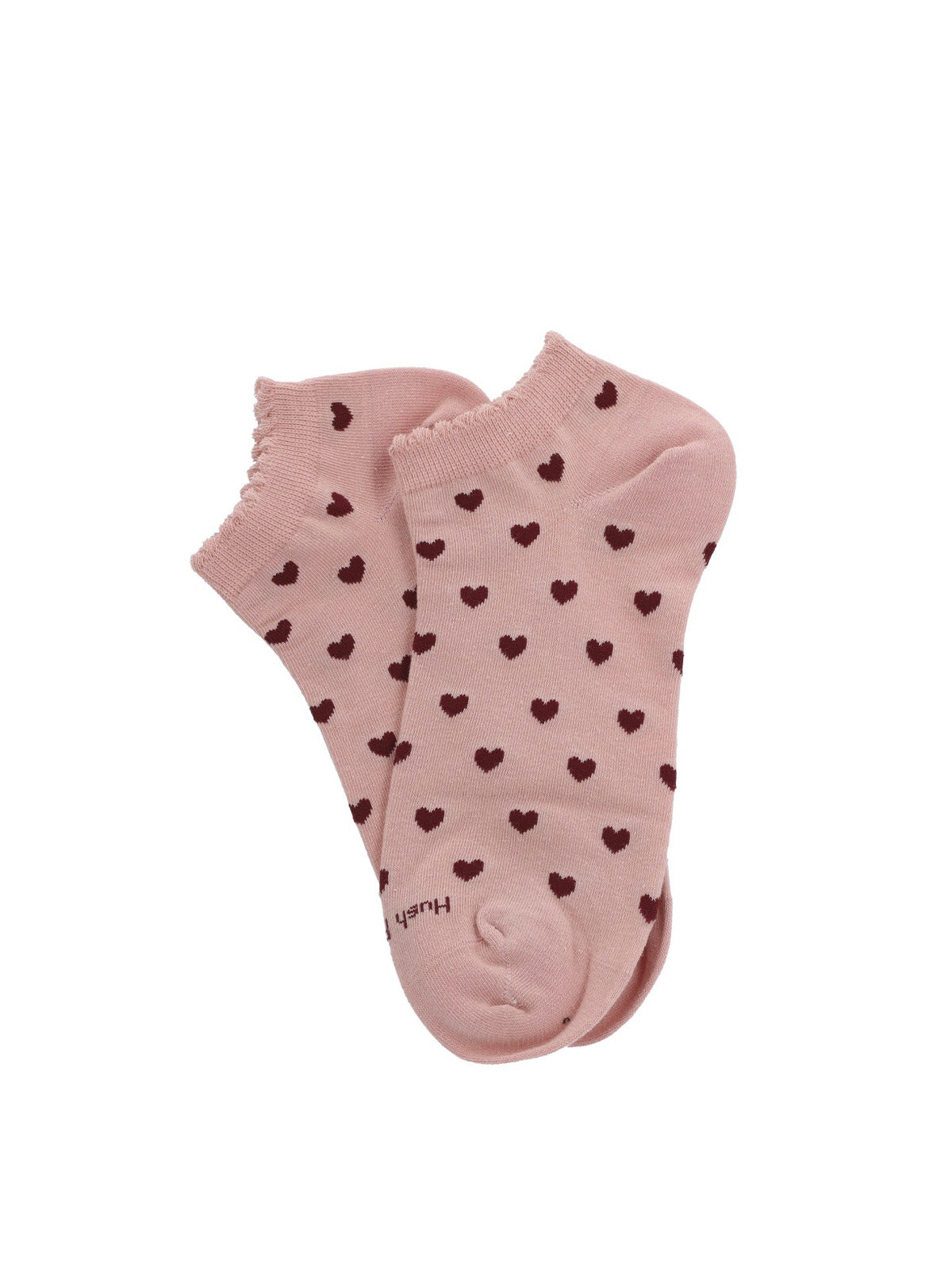 Calcetin Algodón Mujer Ped St Heart Gris Hush Puppies
