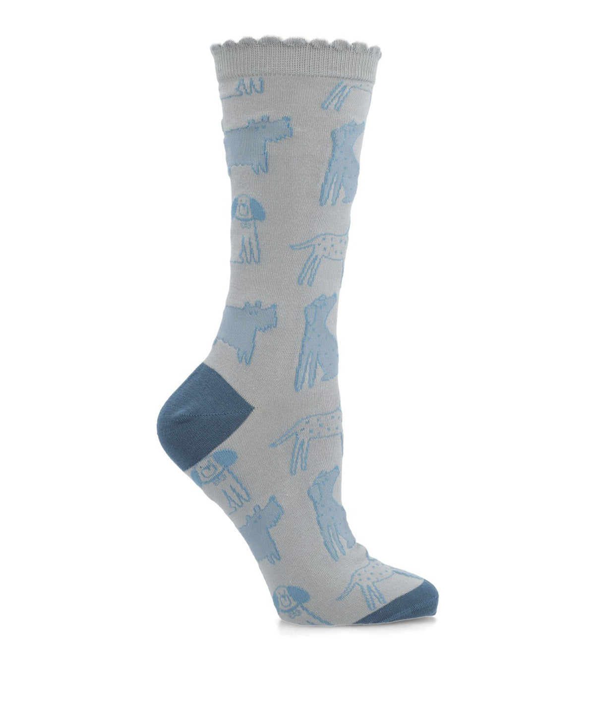 Calcetin Algodón Mujer C St Doggy Gris Hush Puppies