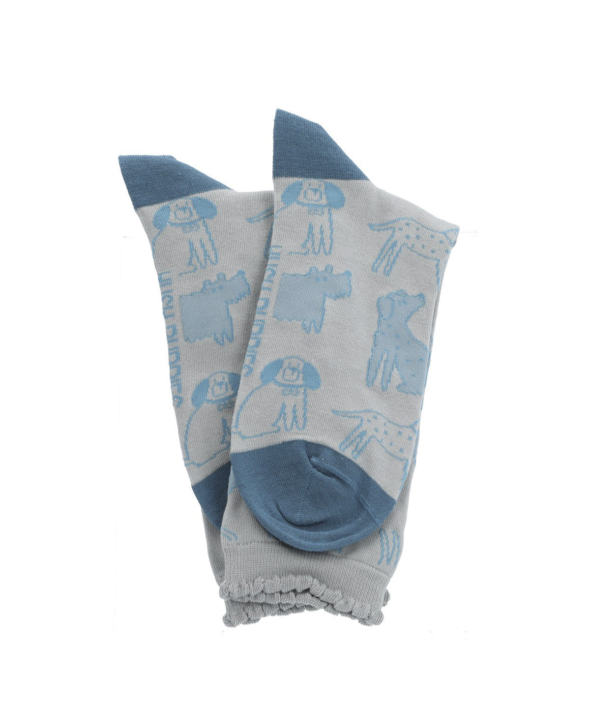 Calcetin Algodón Mujer C St Doggy Gris Hush Puppies