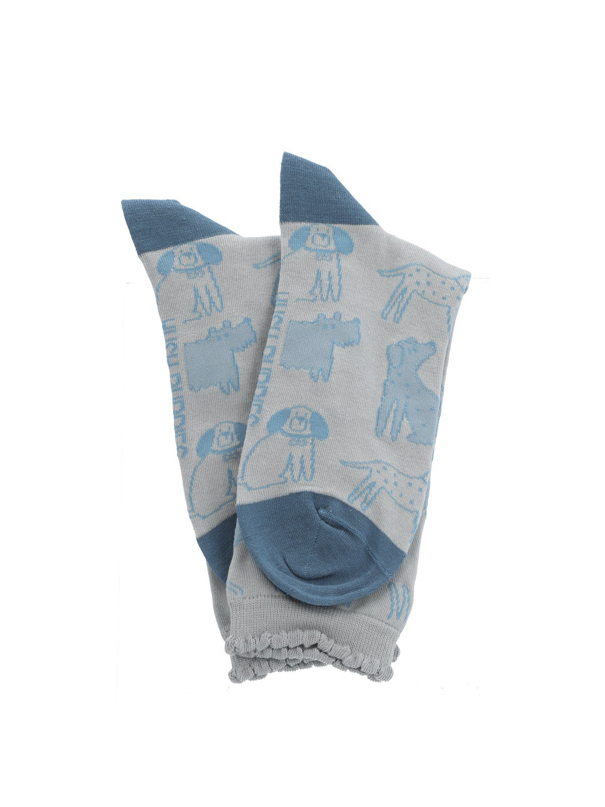 Calcetin Algodón Mujer C St Doggy Gris Hush Puppies