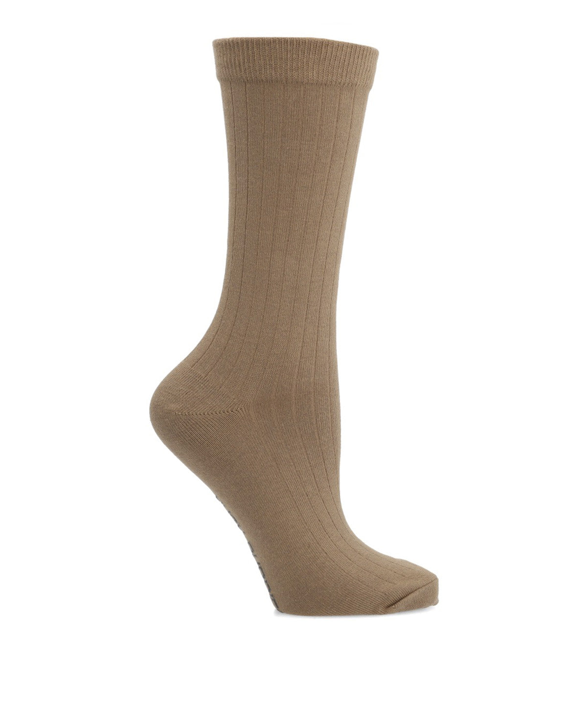Calcetin Algodón Mujer C Cuff Basicrib Gris Hush Puppies