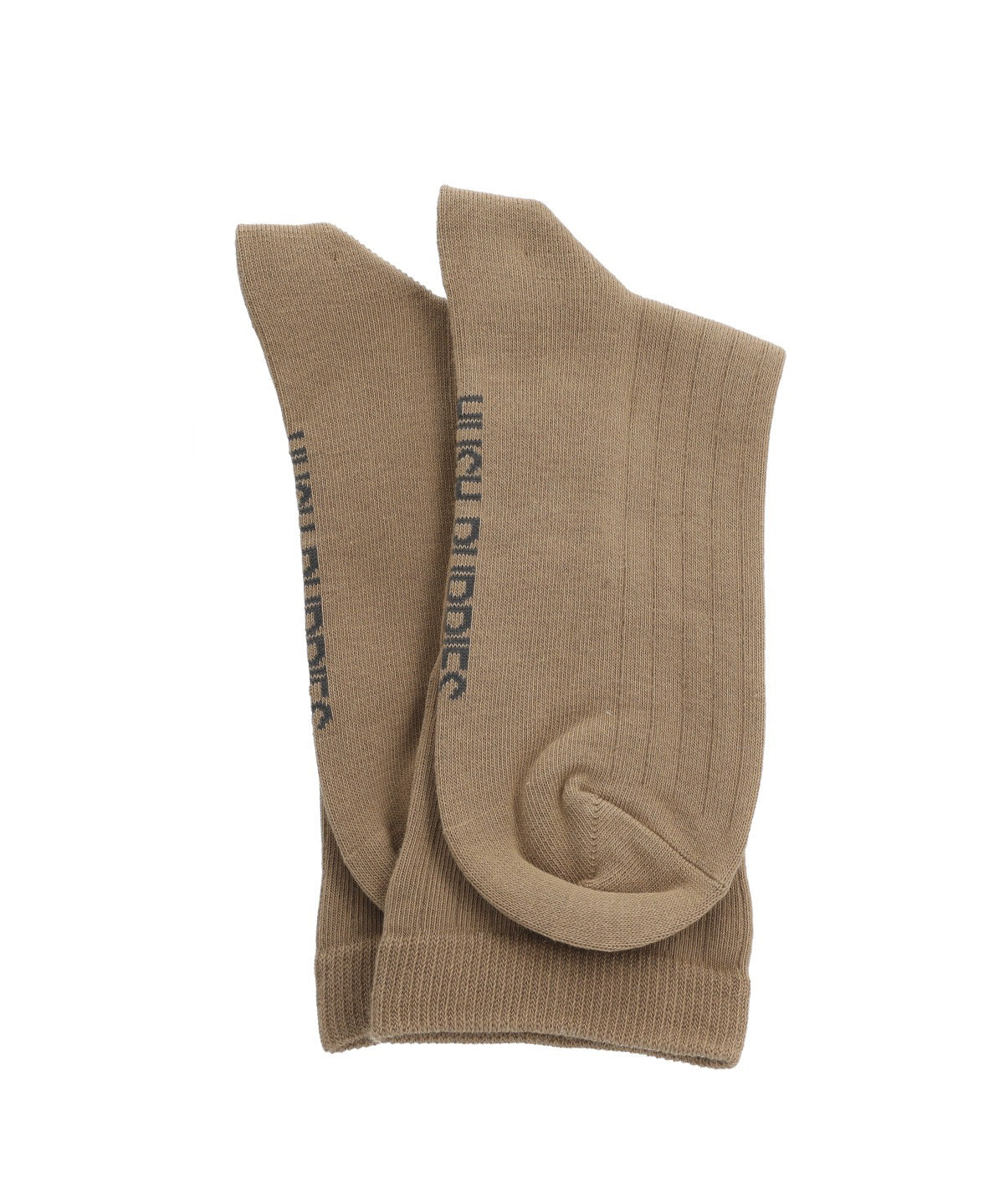 Calcetin Algodón Mujer C Cuff Basicrib Gris Hush Puppies