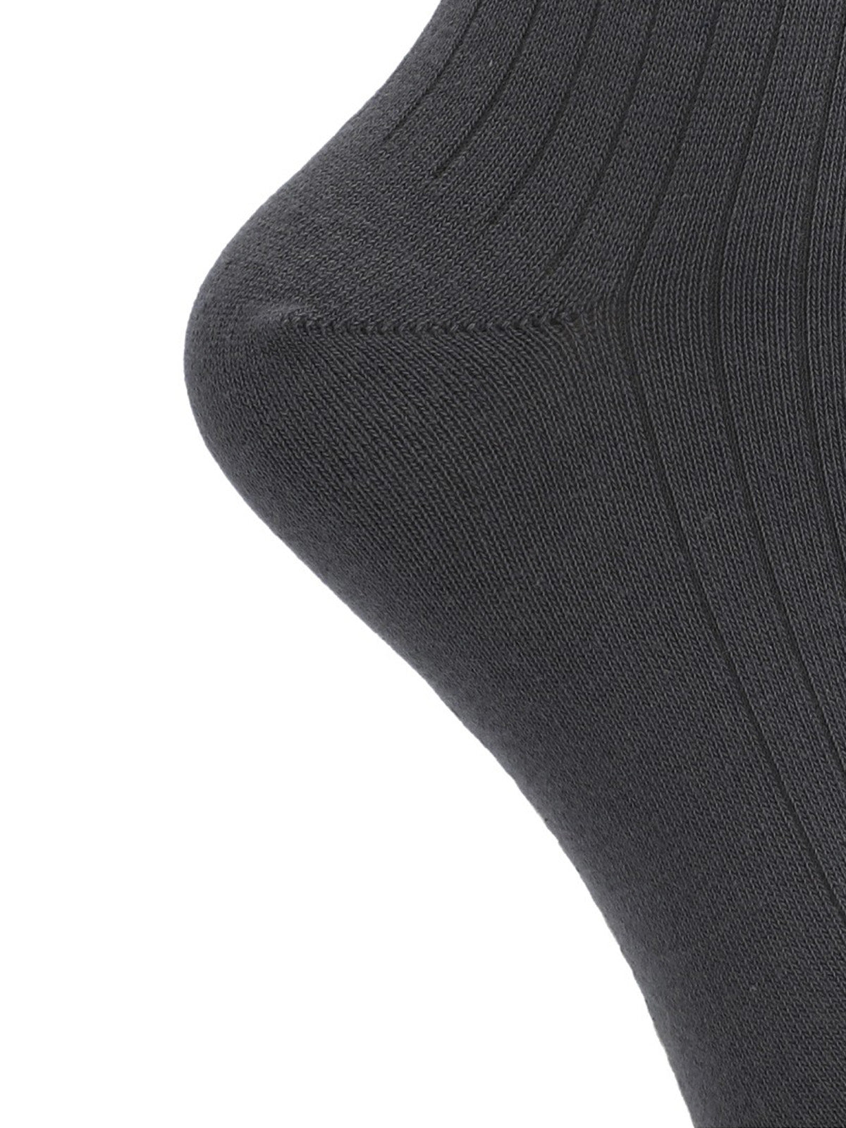 Calcetin Algodón Mujer C Cuff Basicrib Gris Hush Puppies