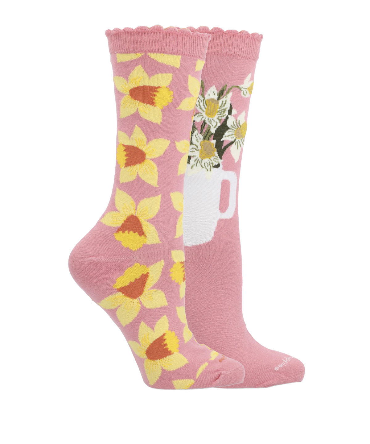 Calcetin Algodón Mujer Diff Narciso Gris Hush Puppies