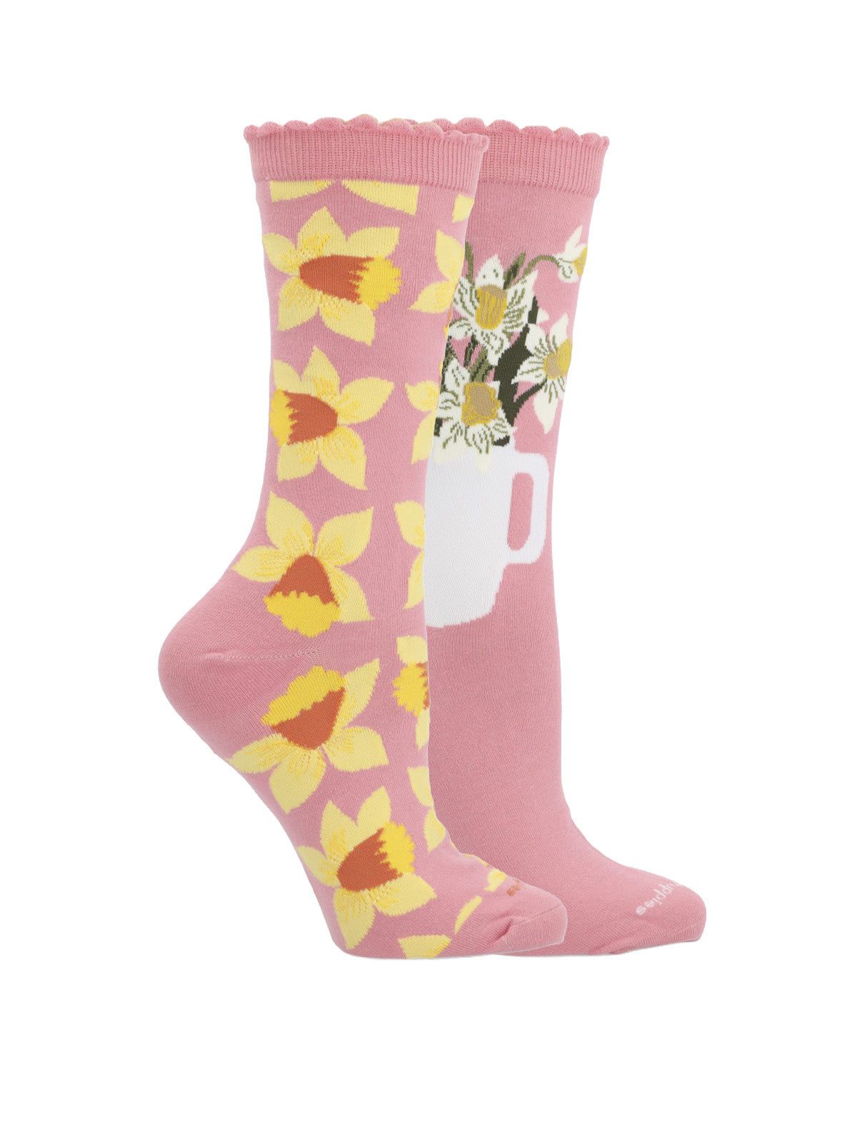 Calcetin Algodón Mujer Diff Narciso Gris Hush Puppies