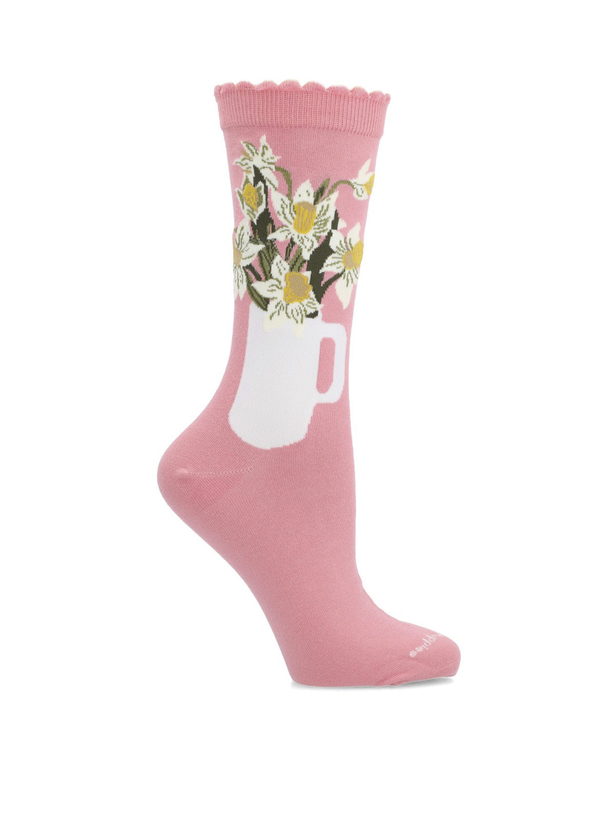Calcetin Algodón Mujer Diff Narciso Gris Hush Puppies