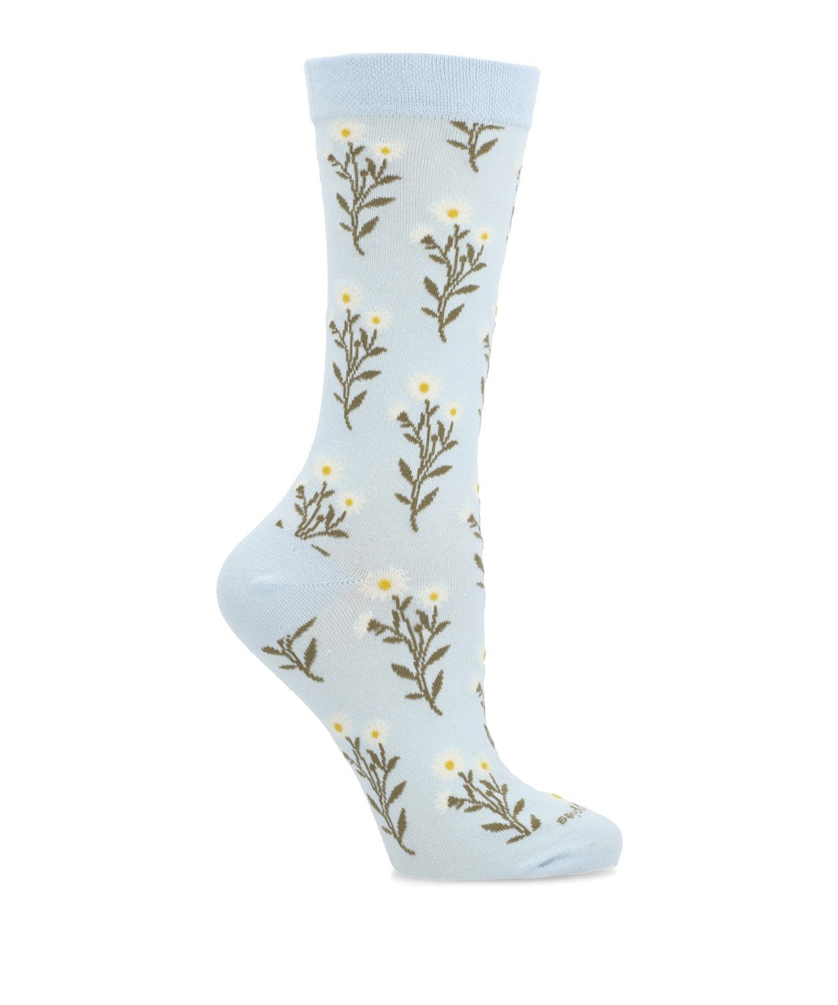 Calcetin Algodón Mujer C Cuff Flowers Gris Hush Puppies