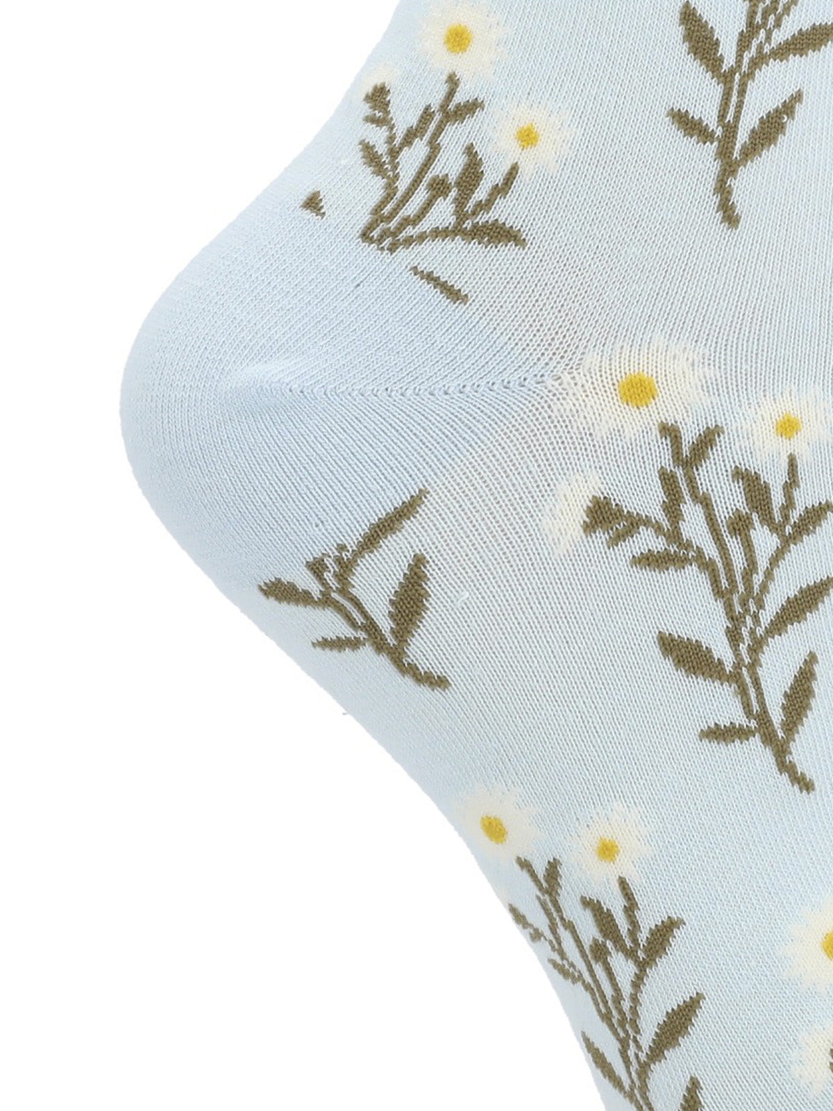 Calcetin Algodón Mujer C Cuff Flowers Gris Hush Puppies