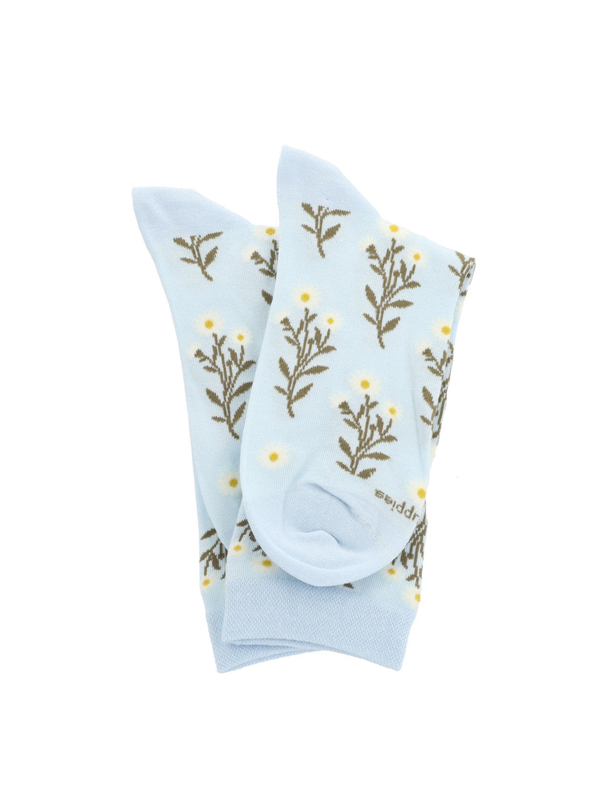 Calcetin Algodón Mujer C Cuff Flowers Gris Hush Puppies