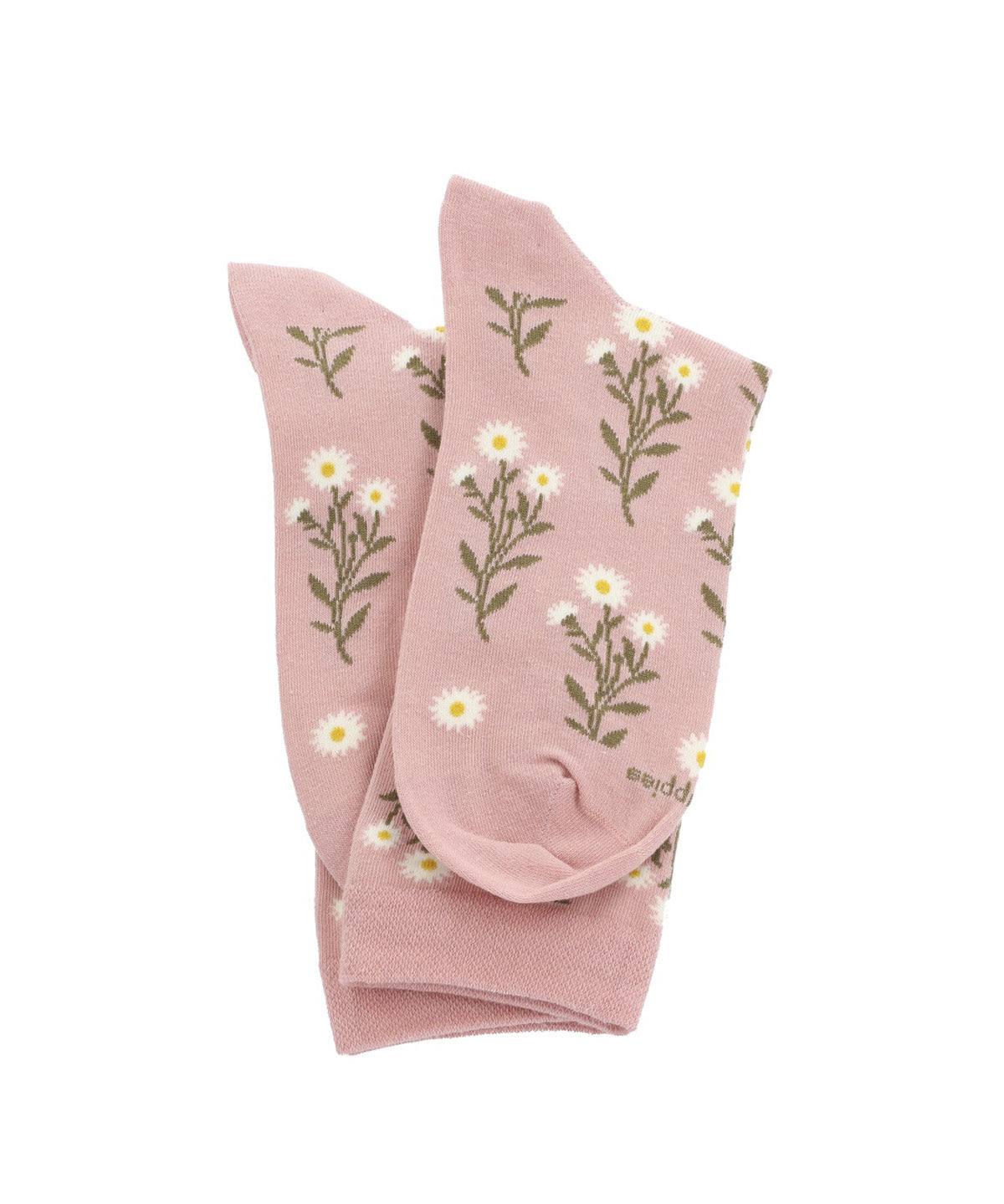 Calcetin Algodón Mujer C Cuff Flowers Gris Hush Puppies