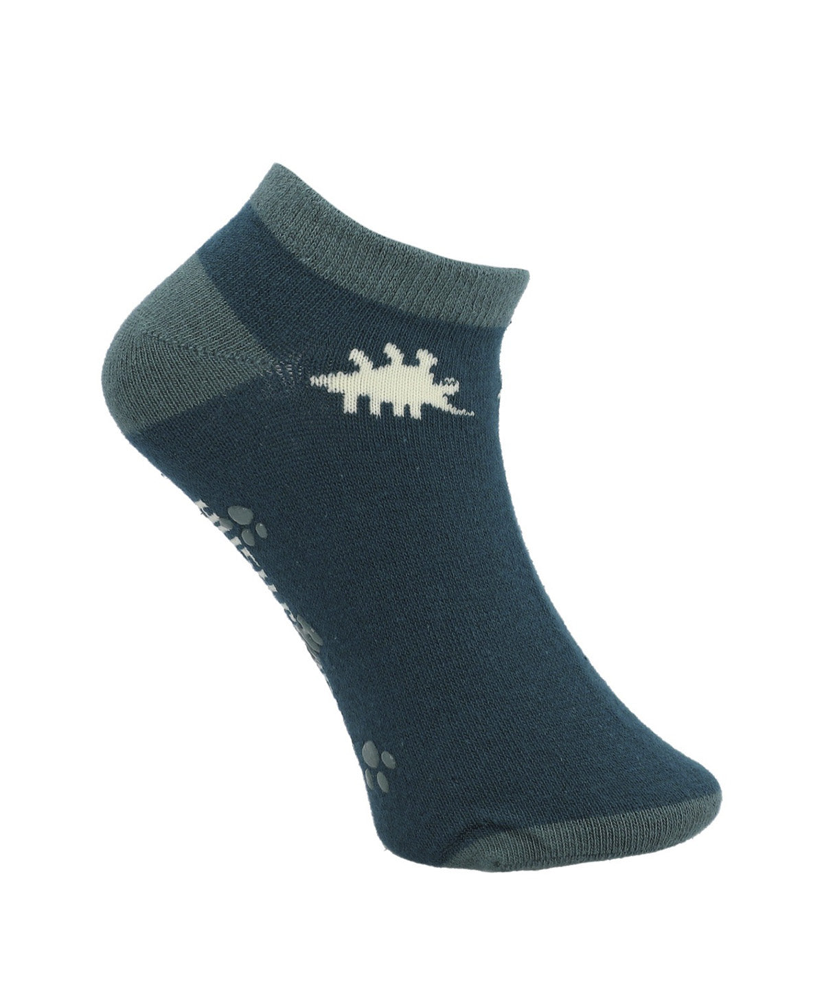 Calcetin Algodón Niño Ped Estegosauro Gris Hush Puppies
