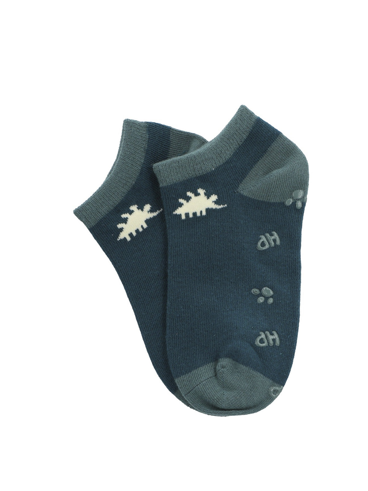 Calcetin Algodón Niño Ped Estegosauro Gris Hush Puppies