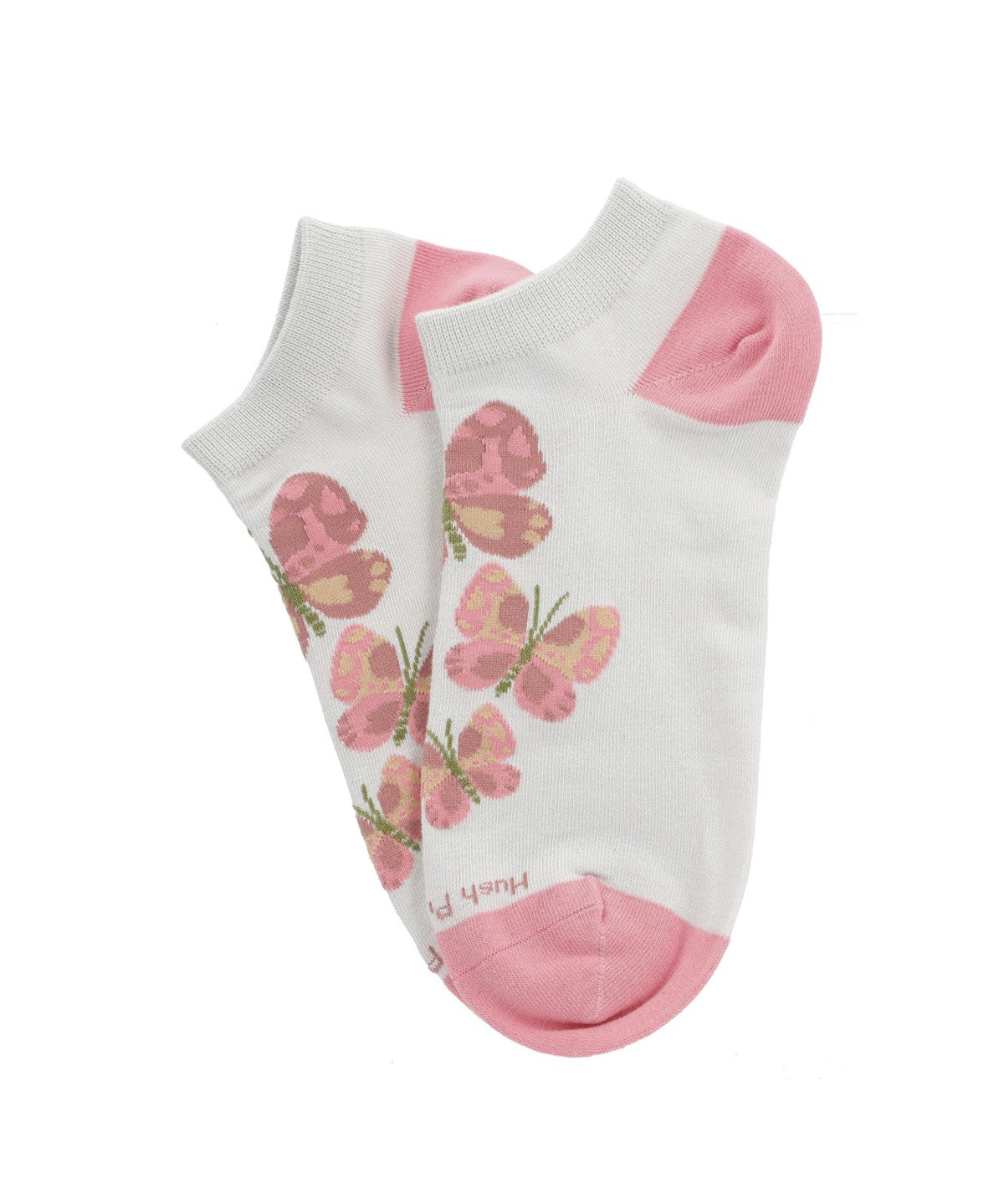 Calcetin Algodón Mujer Ped Butterfl Gris Hush Puppies