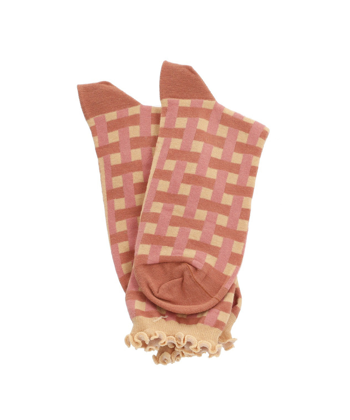 Calcetin Algodón Mujer C Ru Trama Gris Hush Puppies