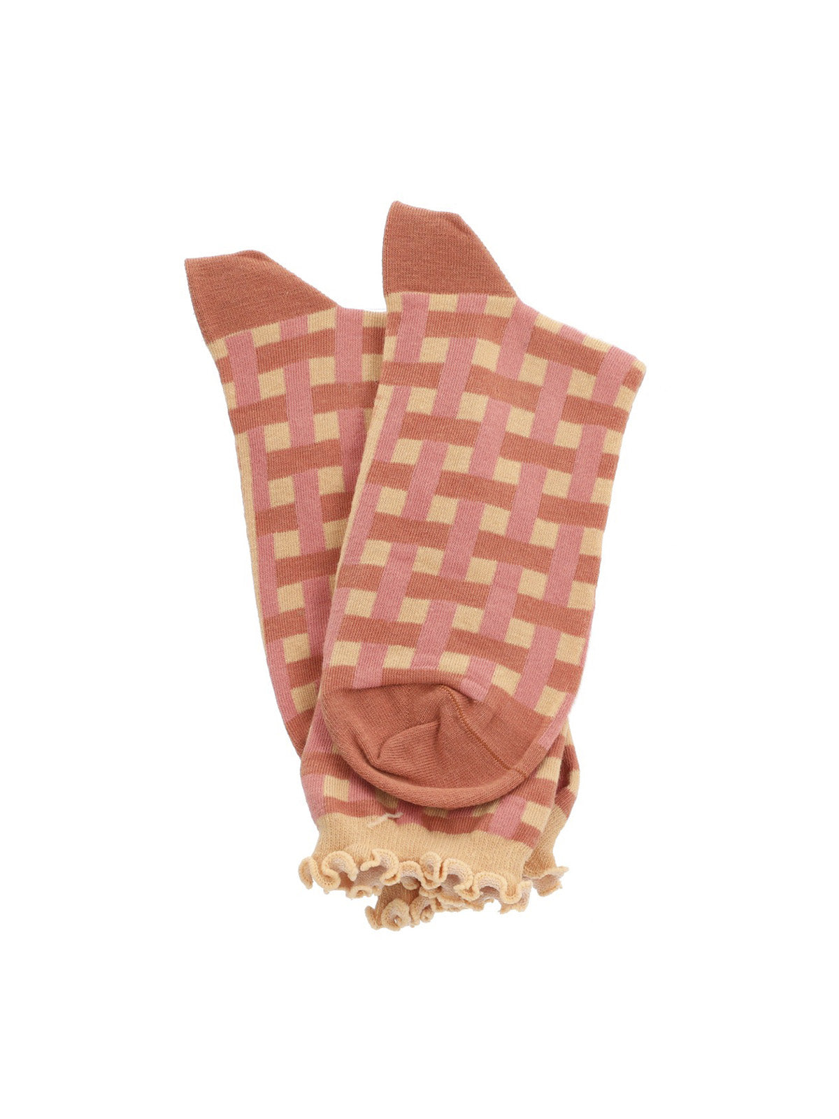 Calcetin Algodón Mujer C Ru Trama Gris Hush Puppies