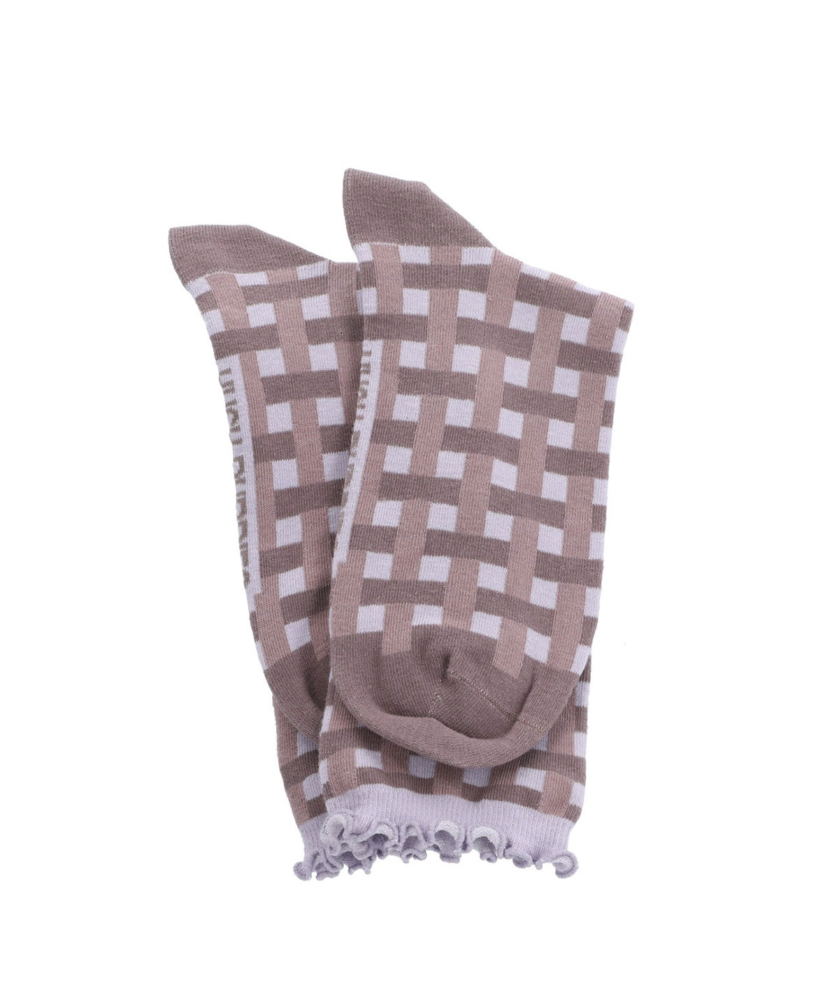 Calcetin Algodón Mujer C Ru Trama Gris Hush Puppies
