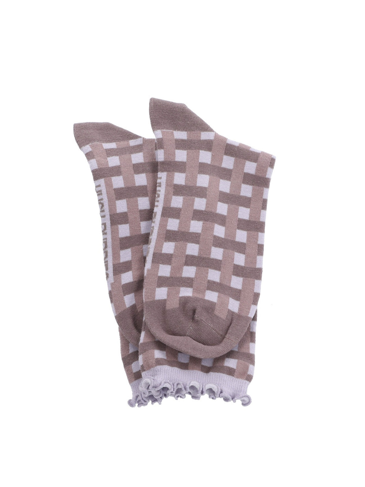 Calcetin Algodón Mujer C Ru Trama Gris Hush Puppies