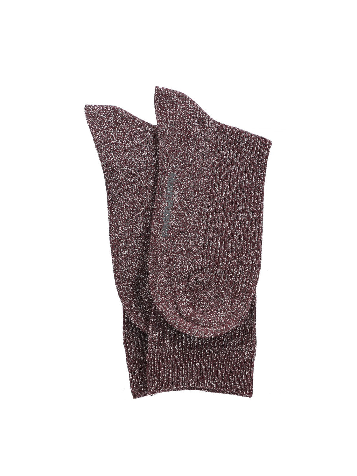 Calcetin Algodón Mujer C Lurex Basic Gris Hush Puppies