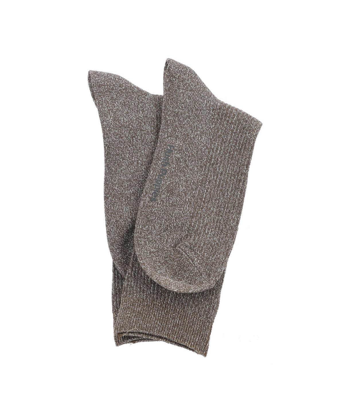 Calcetin Algodón Mujer C Lurex Basic Gris Hush Puppies