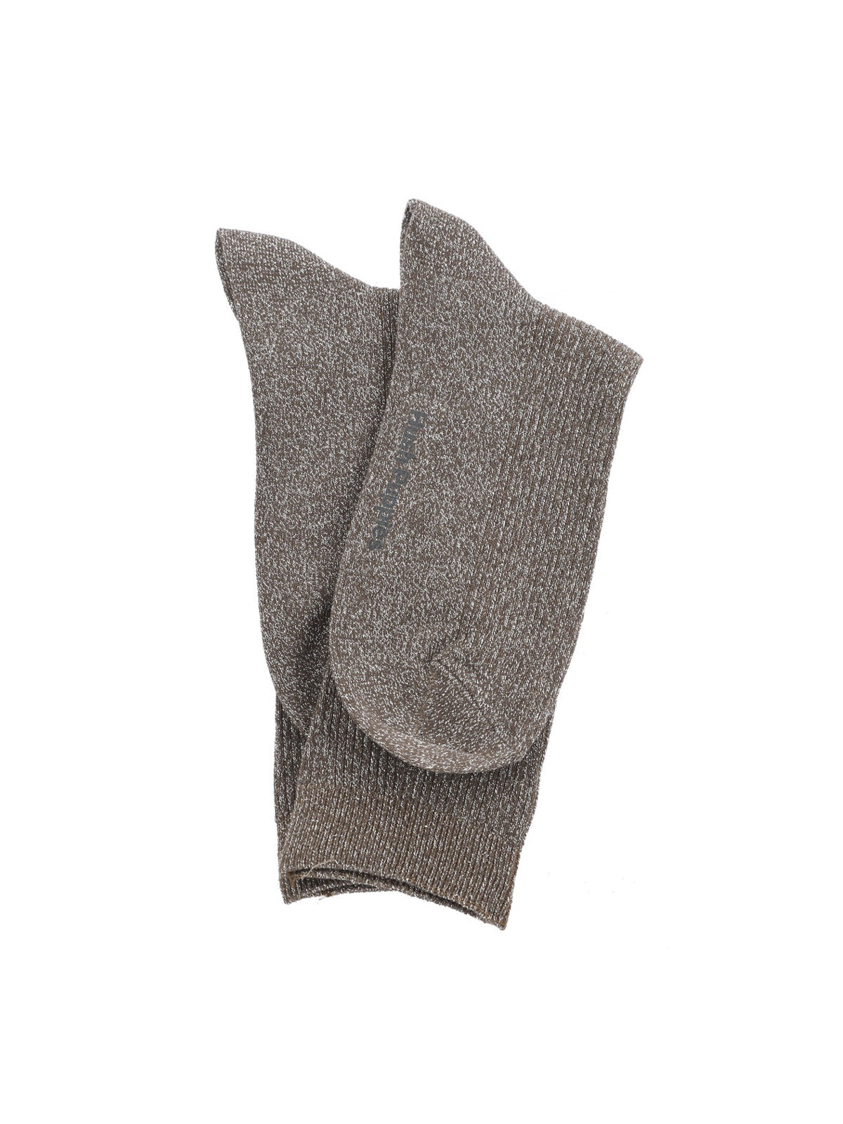 Calcetin Algodón Mujer C Lurex Basic Gris Hush Puppies