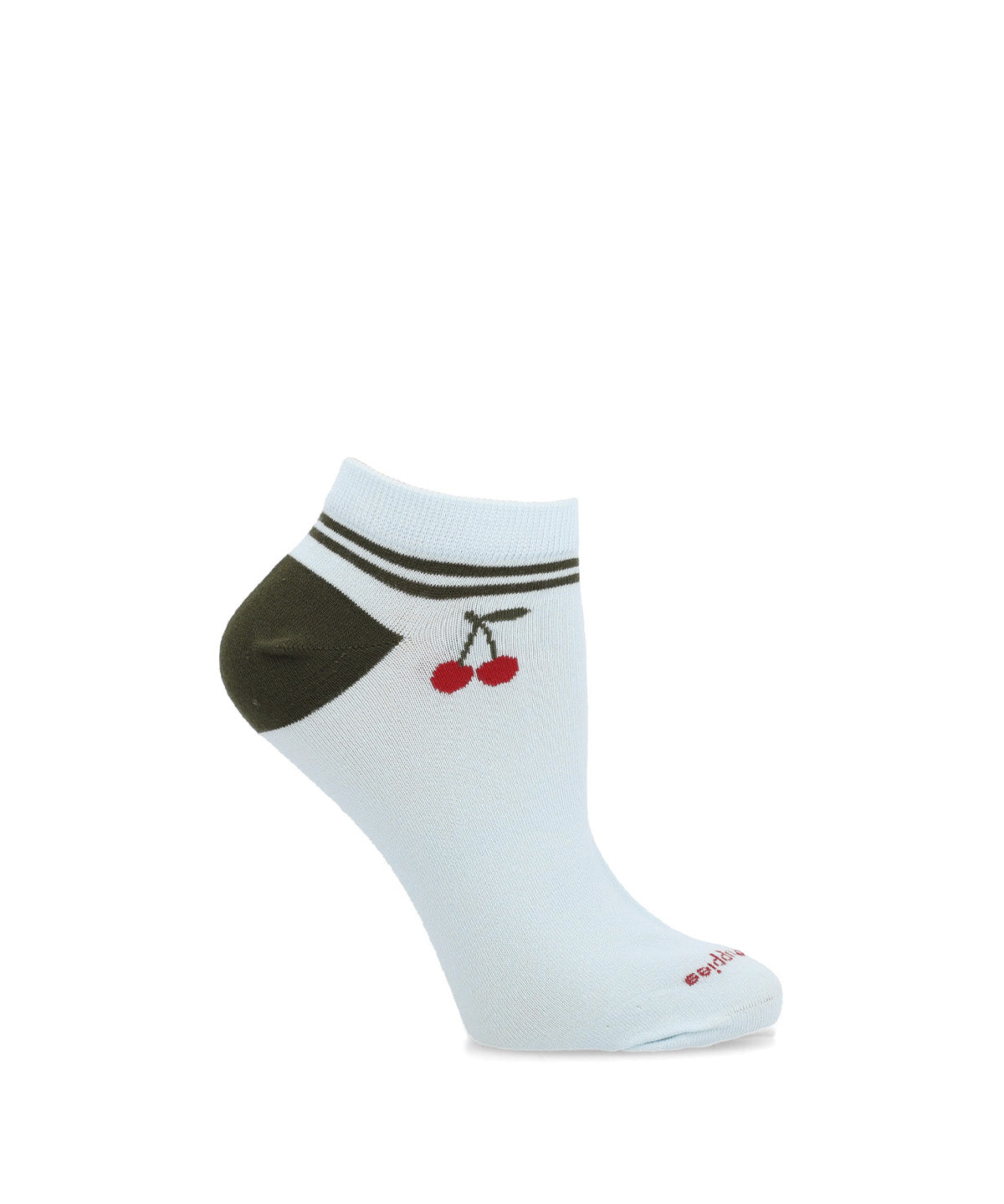 Calcetin Algodón Mujer Ped Cherry Gris Hush Puppies