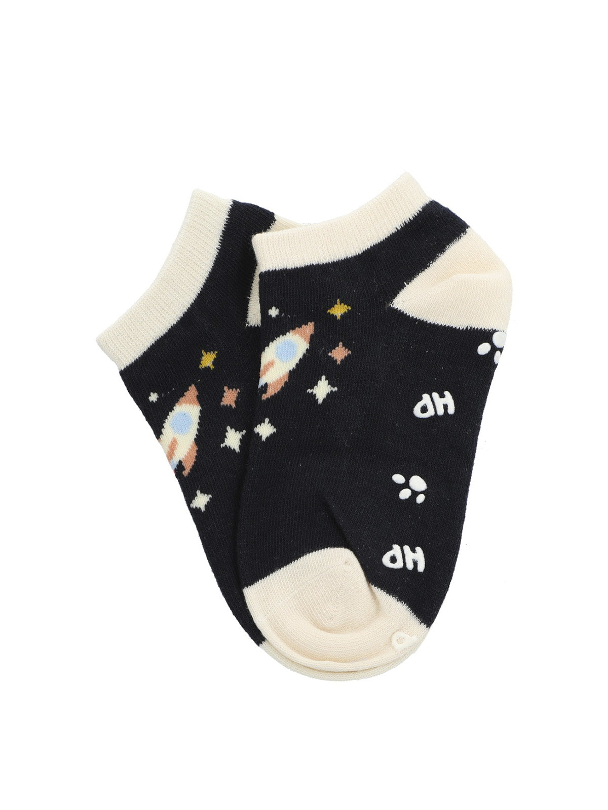 Calcetin Algodón Niño Ped Rocket Azul Hush Puppies