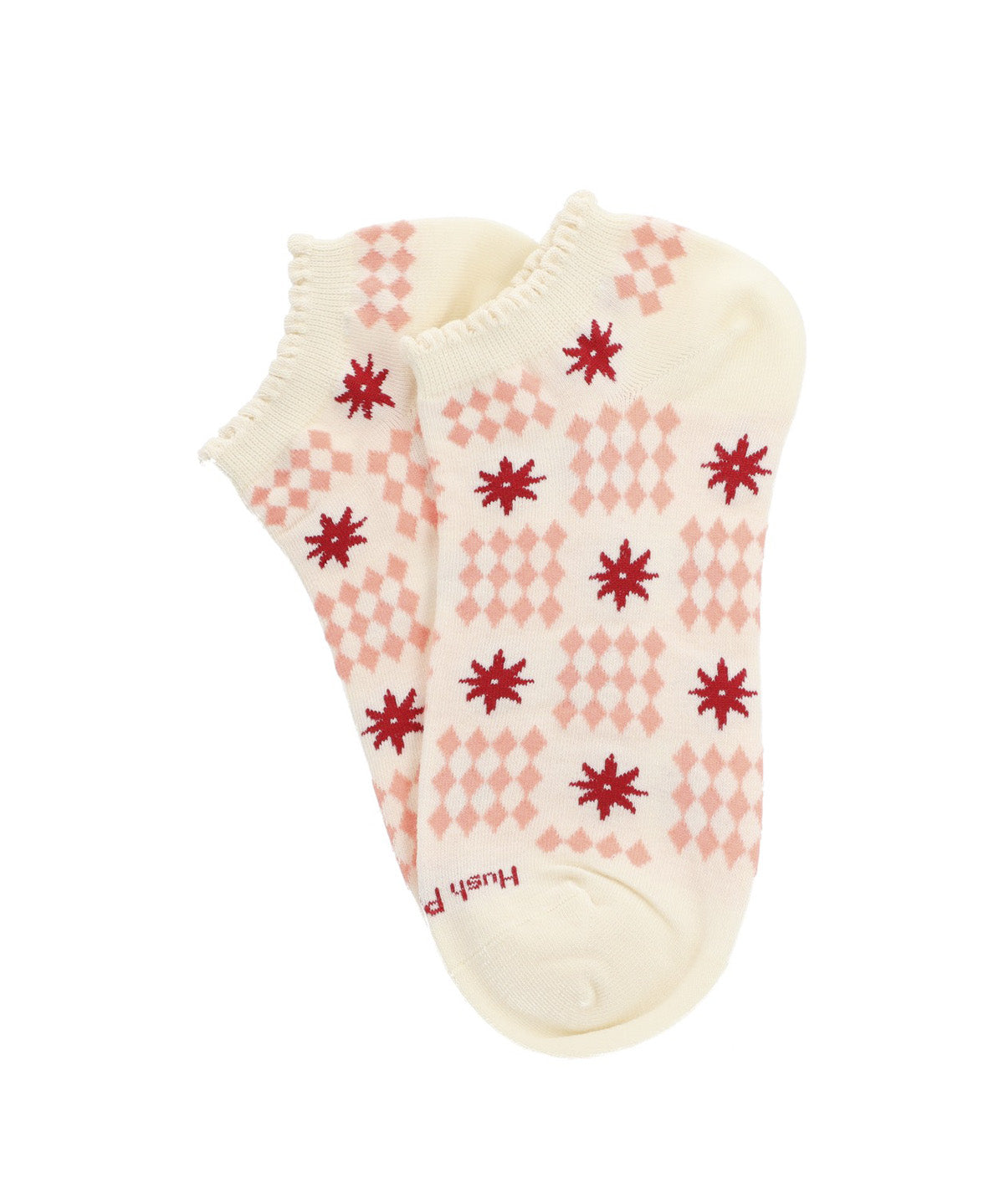 Calcetin Algodón Mujer Ped St Desing Gris Hush Puppies