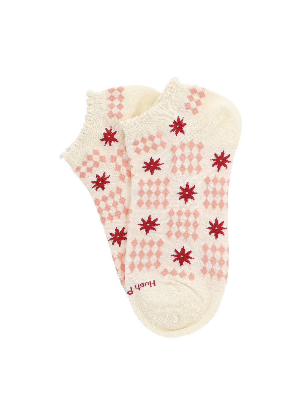 Calcetin Algodón Mujer Ped St Desing Gris Hush Puppies