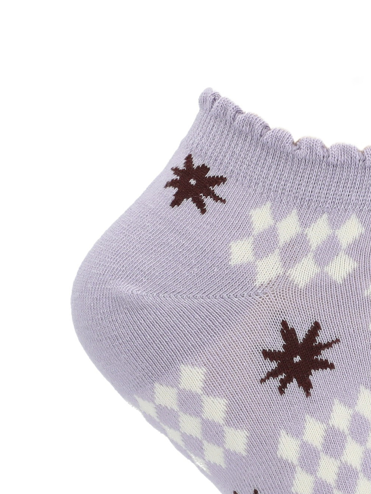Calcetin Algodón Mujer Ped St Desing Gris Hush Puppies
