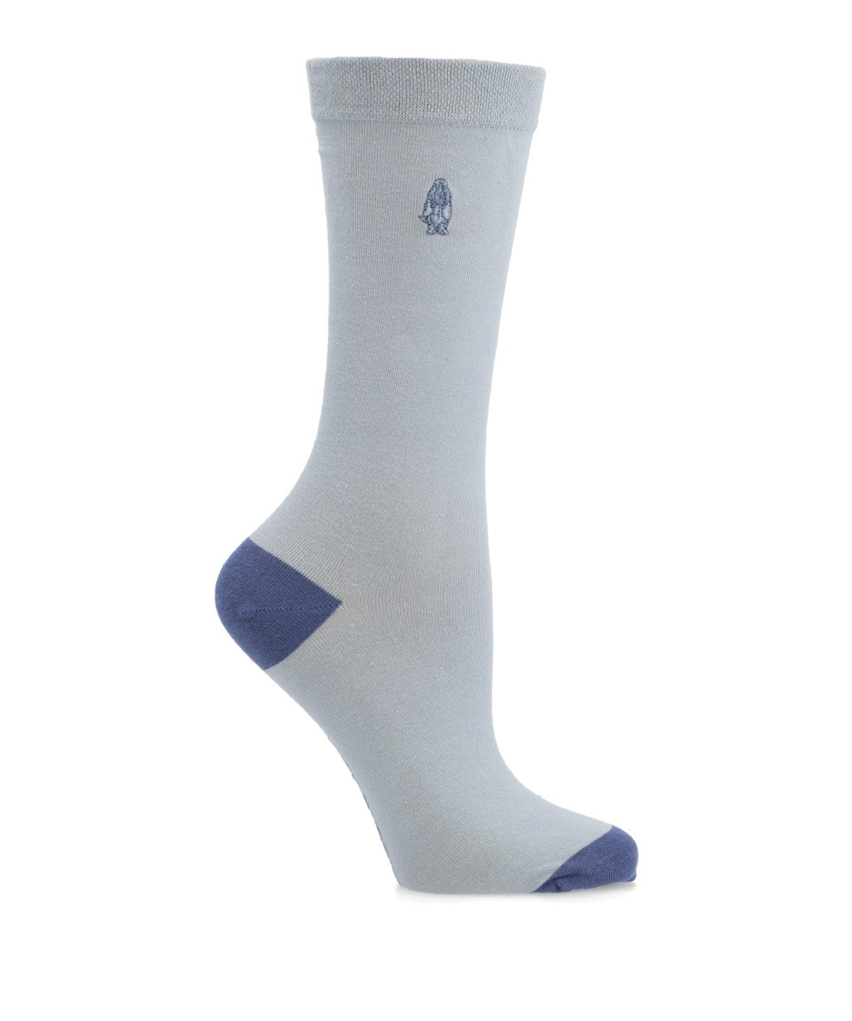 Calcetin Algodón Mujer C Cuff Plainem Gris Hush Puppies