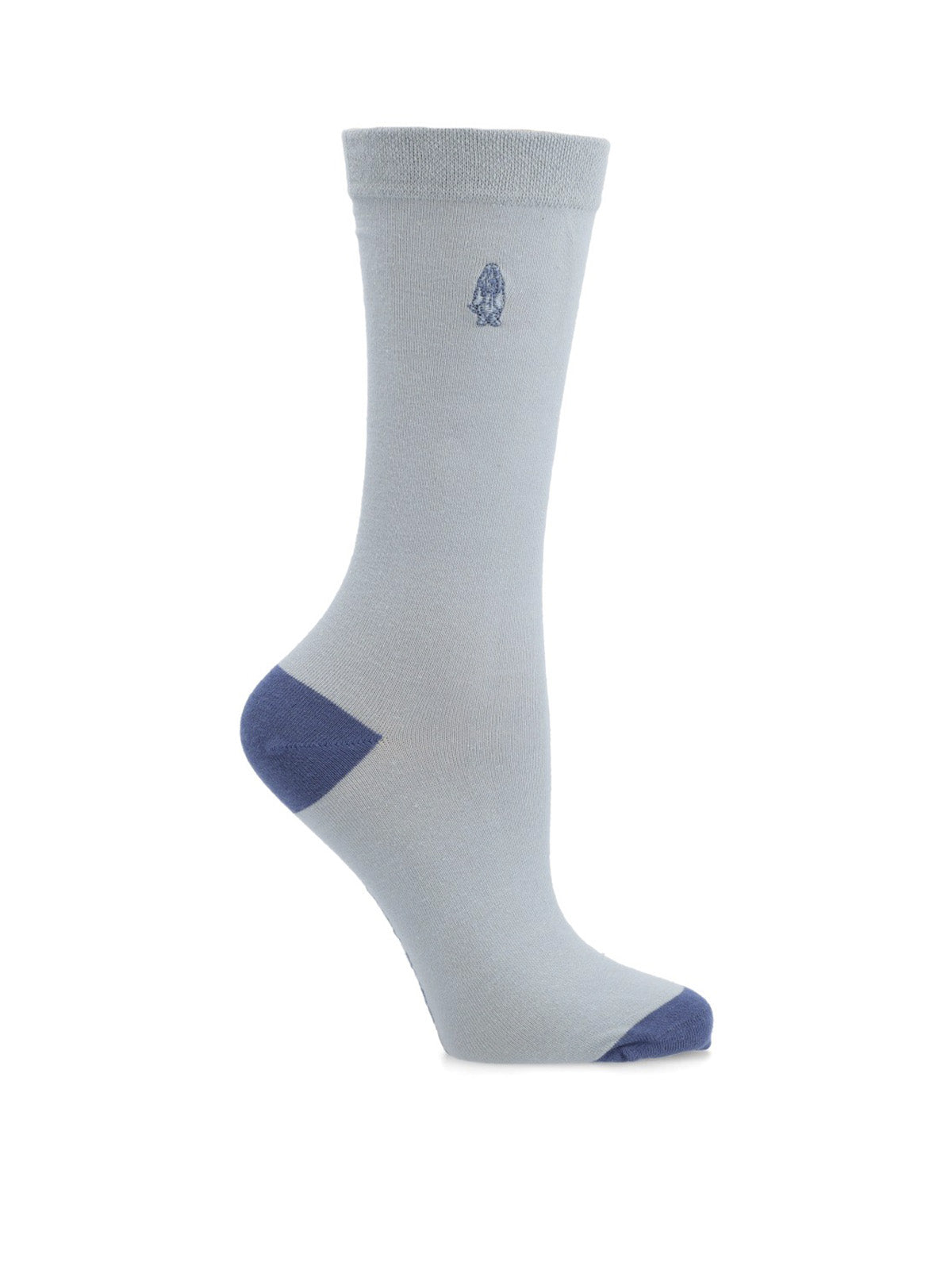 Calcetin Algodón Mujer C Cuff Plainem Gris Hush Puppies