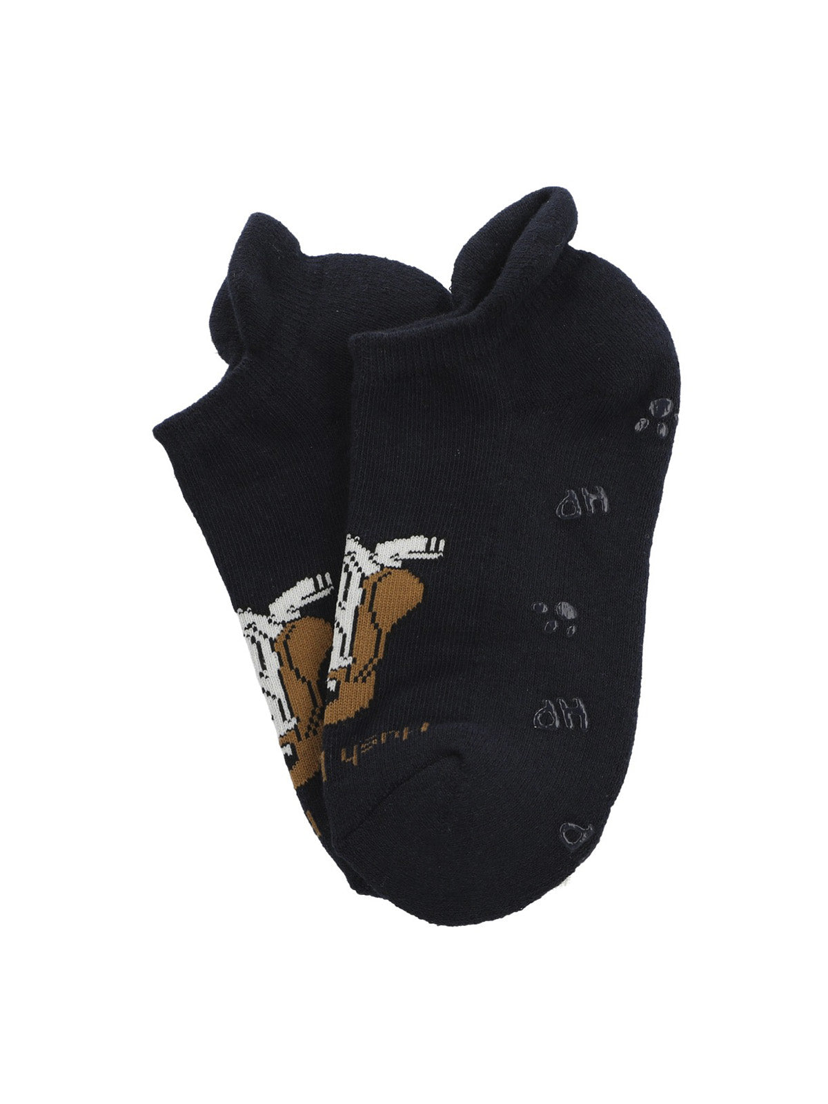 Calcetin Algodón Niño Ped Sport Dog Gris Hush Puppies