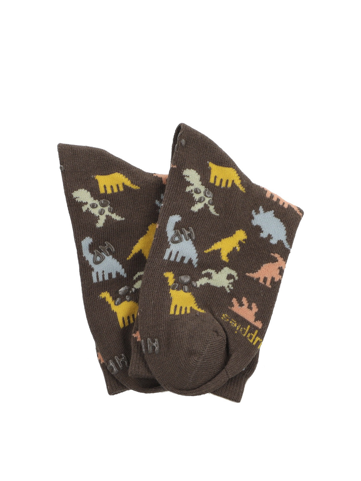 Calcetin Algodón Niño C Dinosours Café Hush Puppies