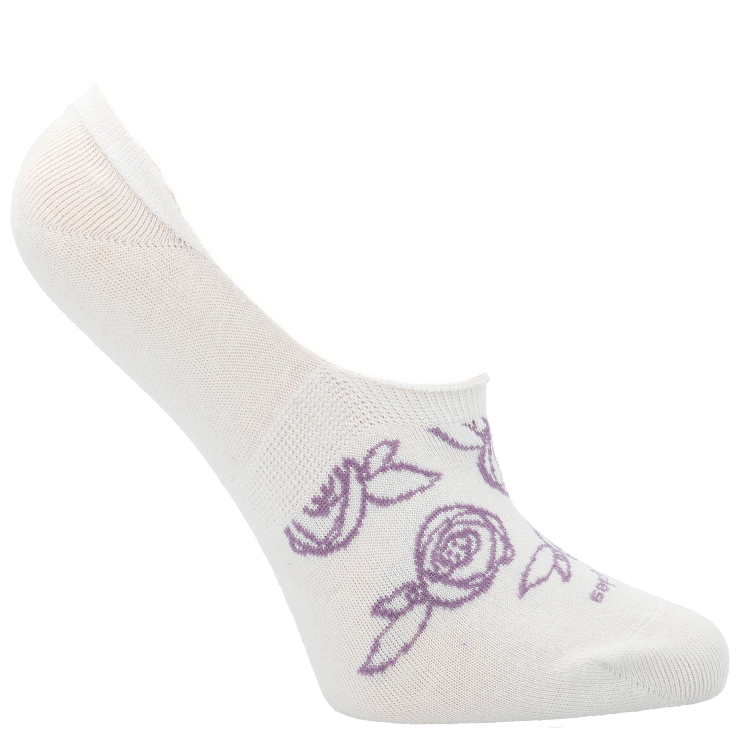 Calcetin Algodón Mujer Inv Roses Blanco Hush Puppies | Hush Puppies