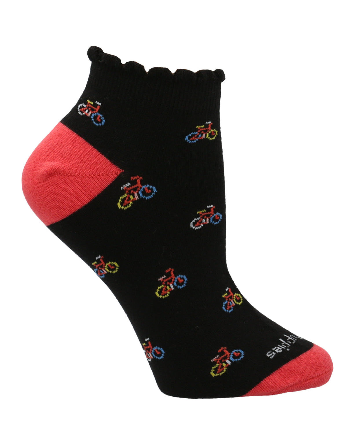 Calcetin Algodón Mujer Ped Bikes Negro Hush Puppies