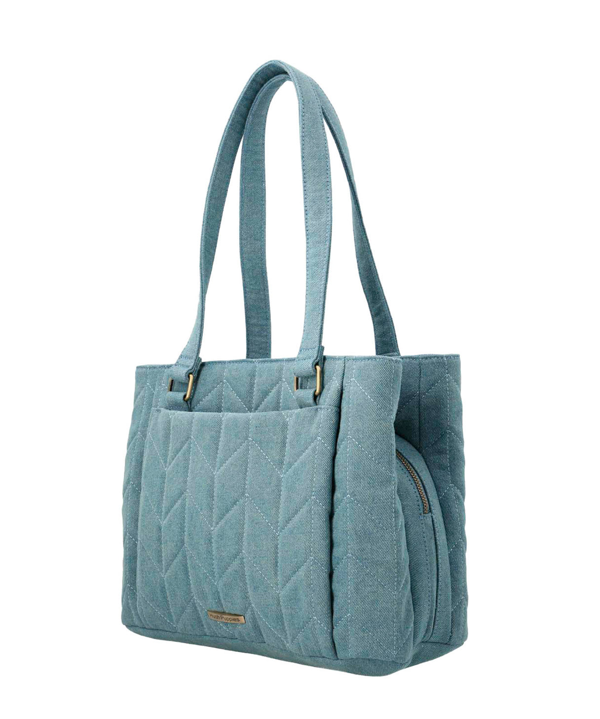 Cartera Textil Mujer Joseph Bag Azul Hush Puppies