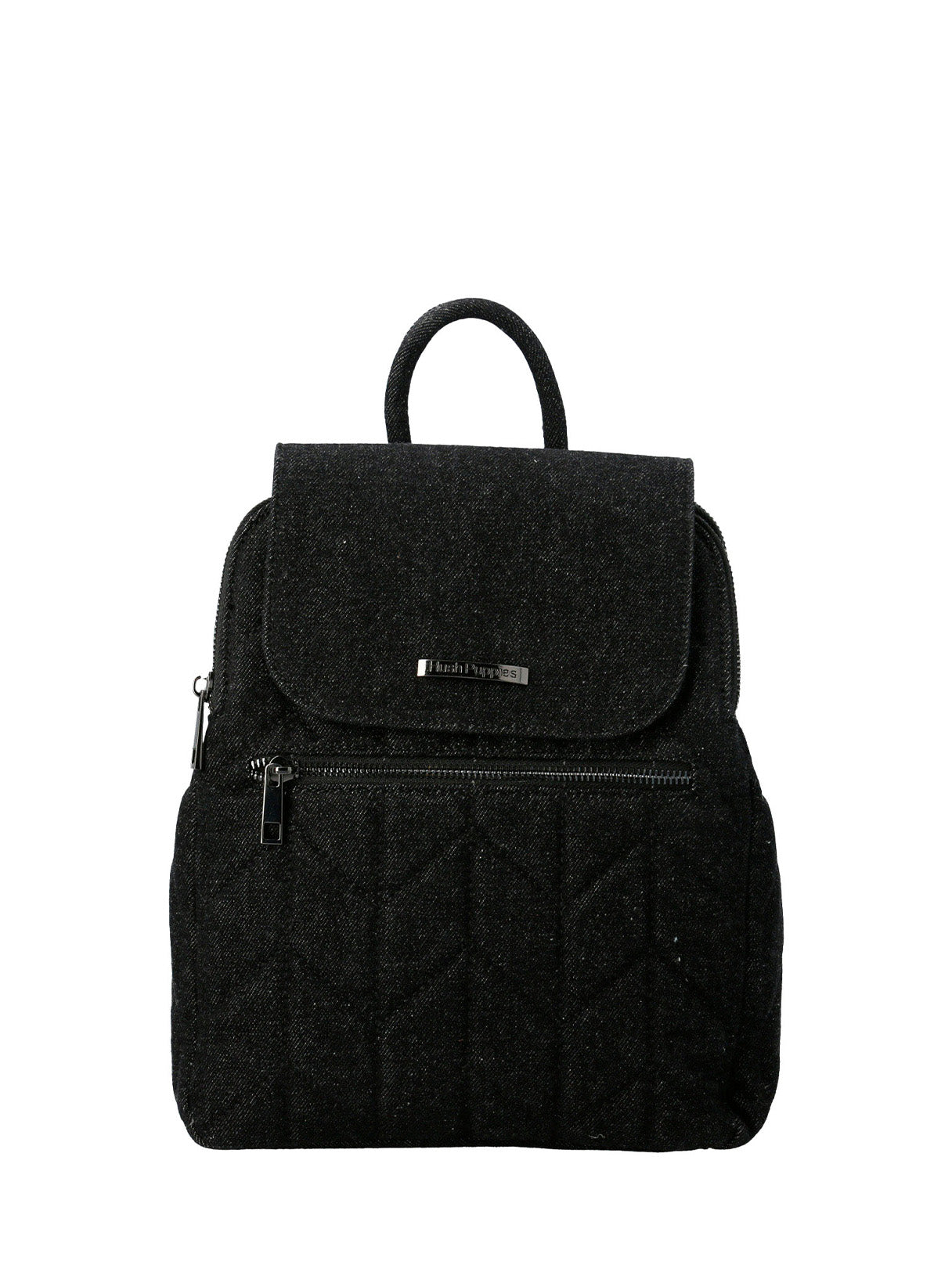 Cartera Mochila Textil Mujer Joan Backbag Negro Hush Puppies