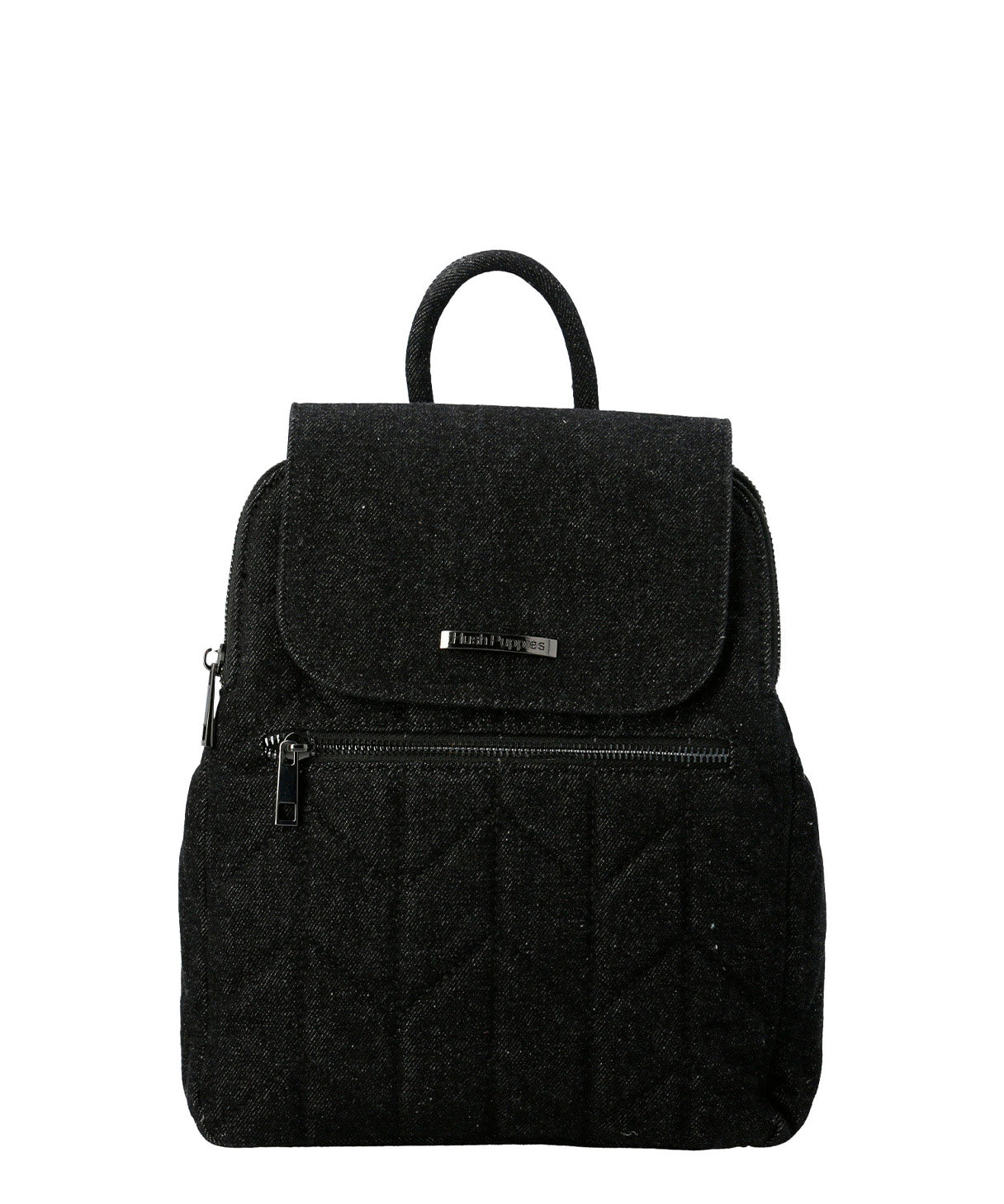 Cartera Mochila Textil Mujer Joan Backbag Negro Hush Puppies
