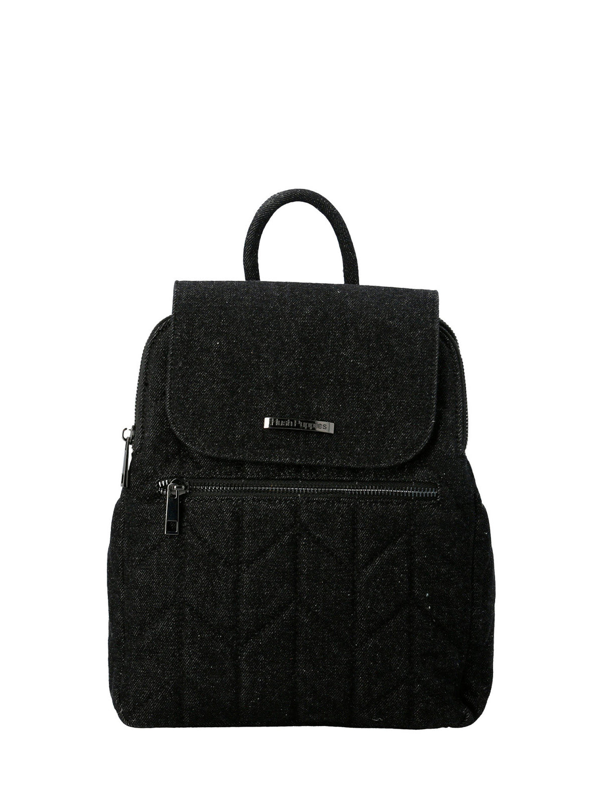 Cartera Mochila Textil Mujer Joan Backbag Negro Hush Puppies