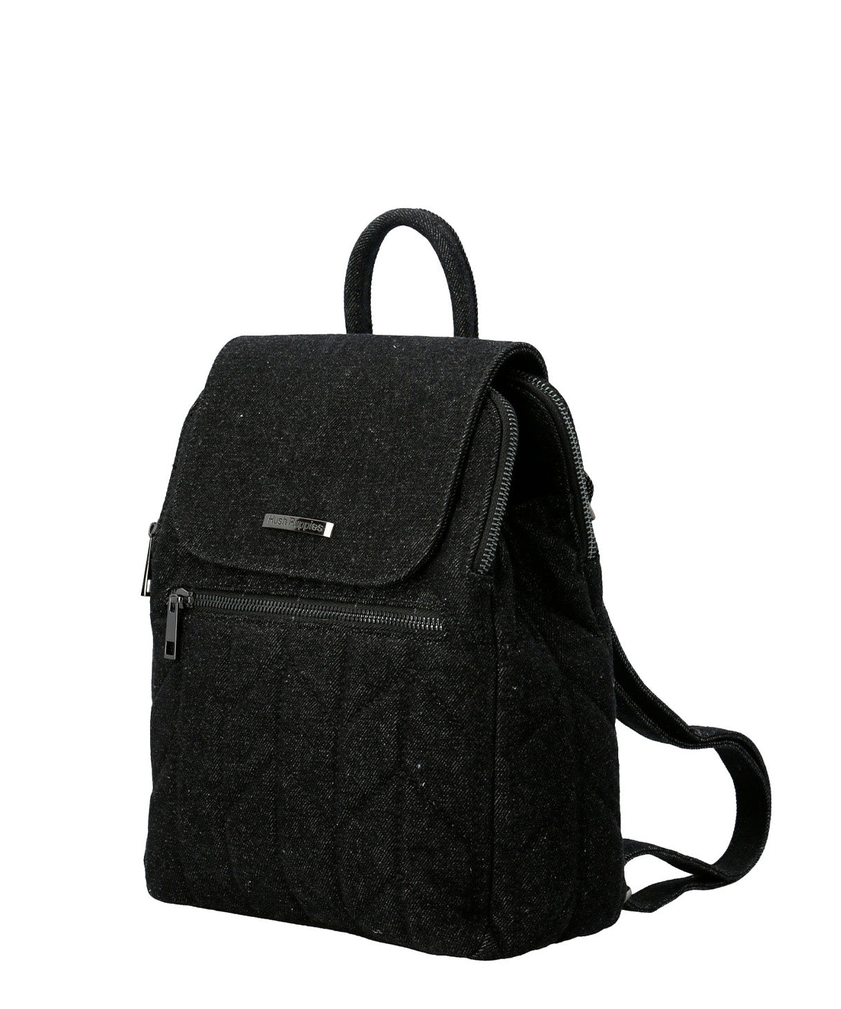 Cartera Mochila Textil Mujer Joan Backbag Negro Hush Puppies