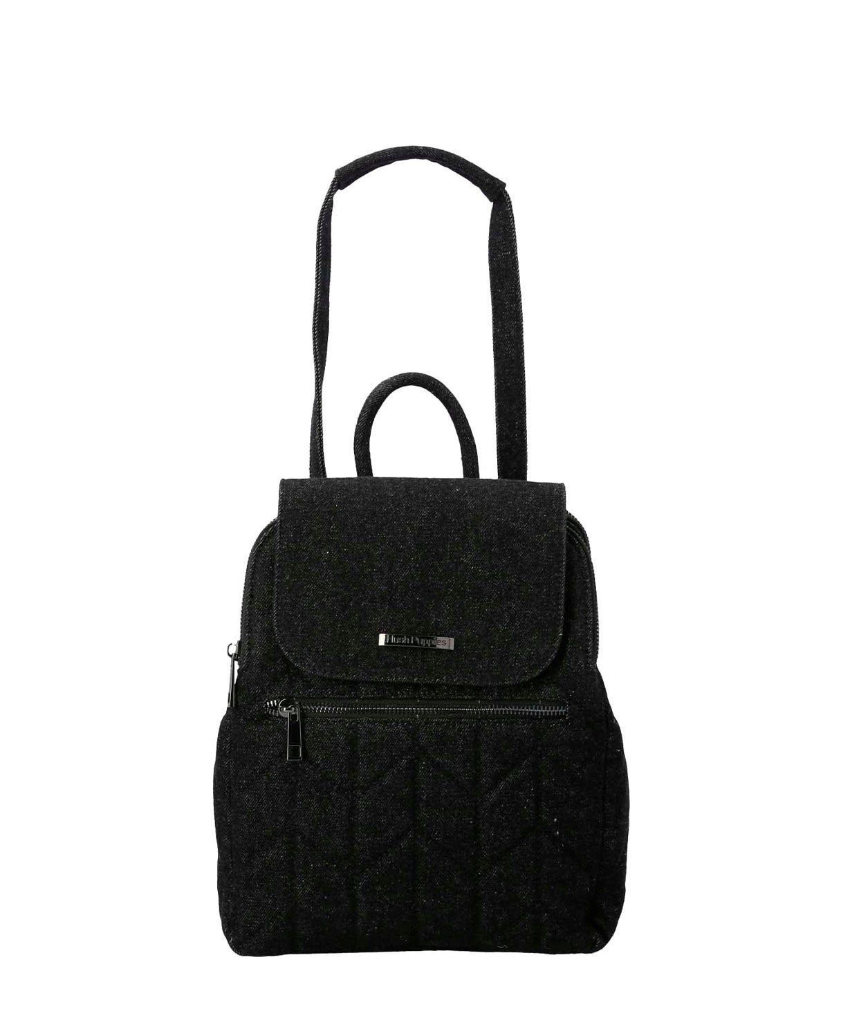 Cartera Mochila Textil Mujer Joan Backbag Negro Hush Puppies