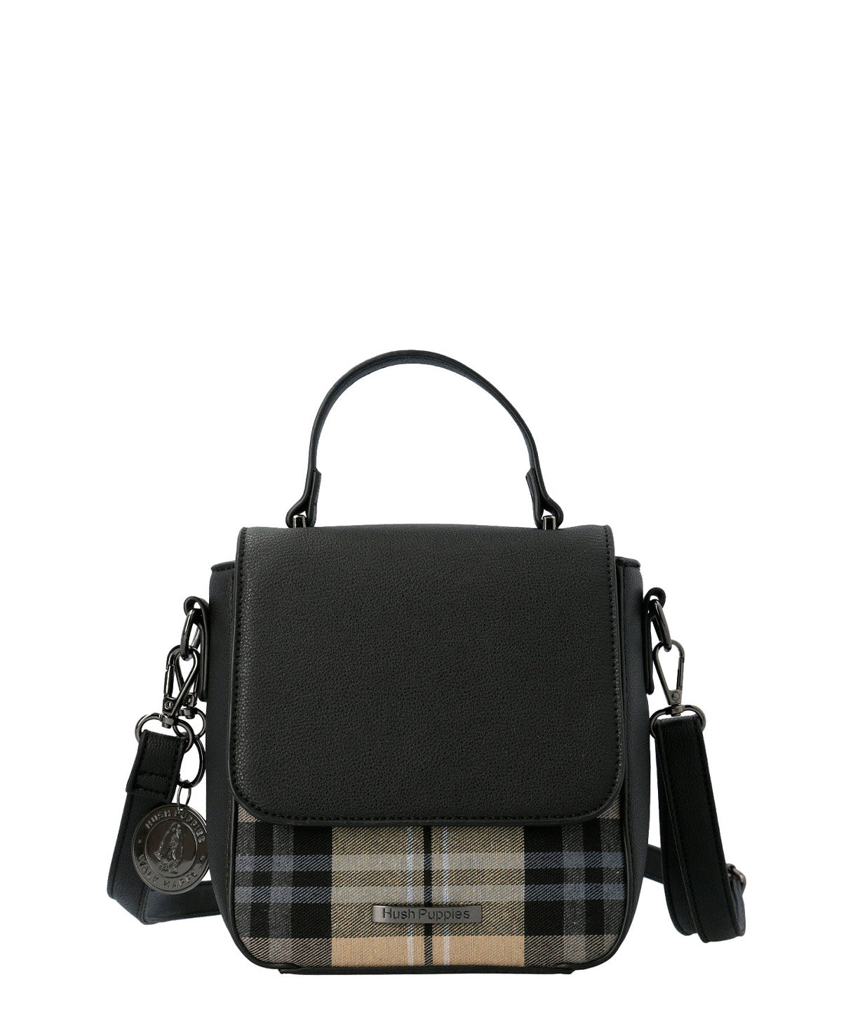 Cartera Textil Mujer Bennett Cross Negro Hush Puppies