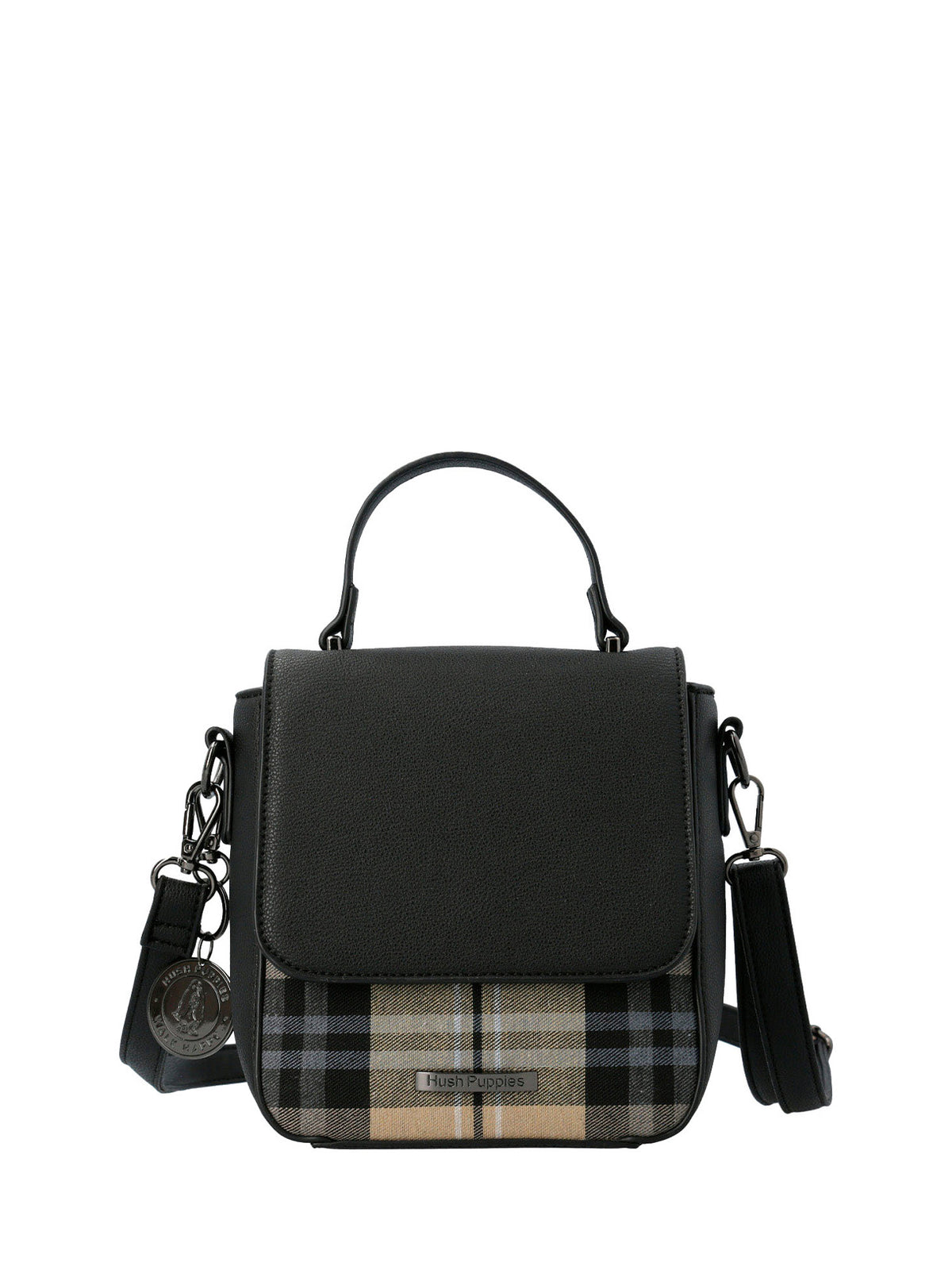 Cartera Textil Mujer Bennett Cross Negro Hush Puppies