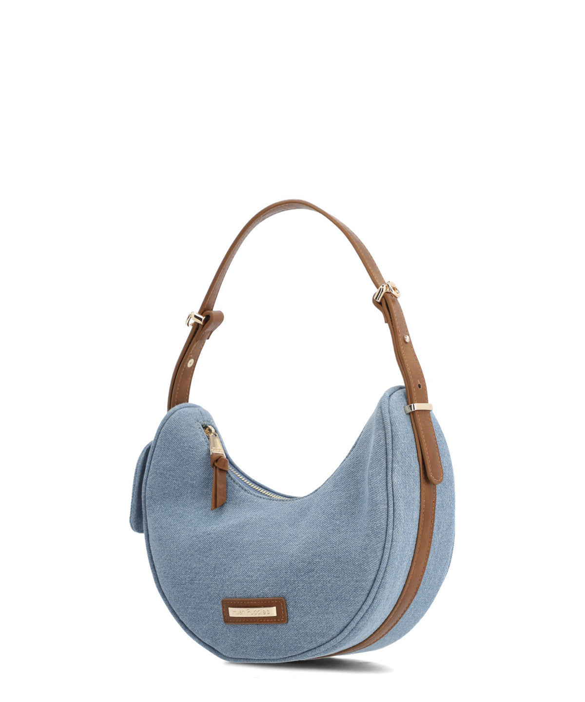 Cartera Textil Mujer Denham Hobo Azul Hush Puppies