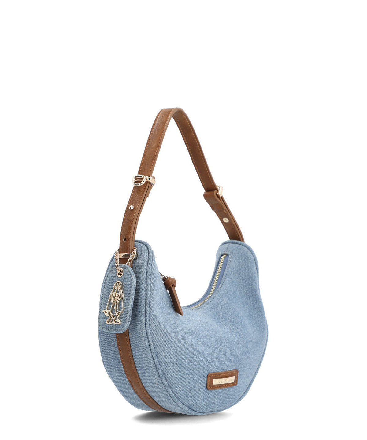 Cartera Textil Mujer Denham Hobo Azul Hush Puppies