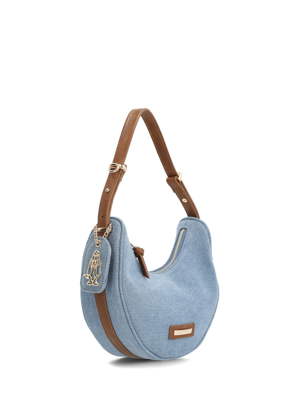 Cartera Textil Mujer Denham Hobo Azul Hush Puppies
