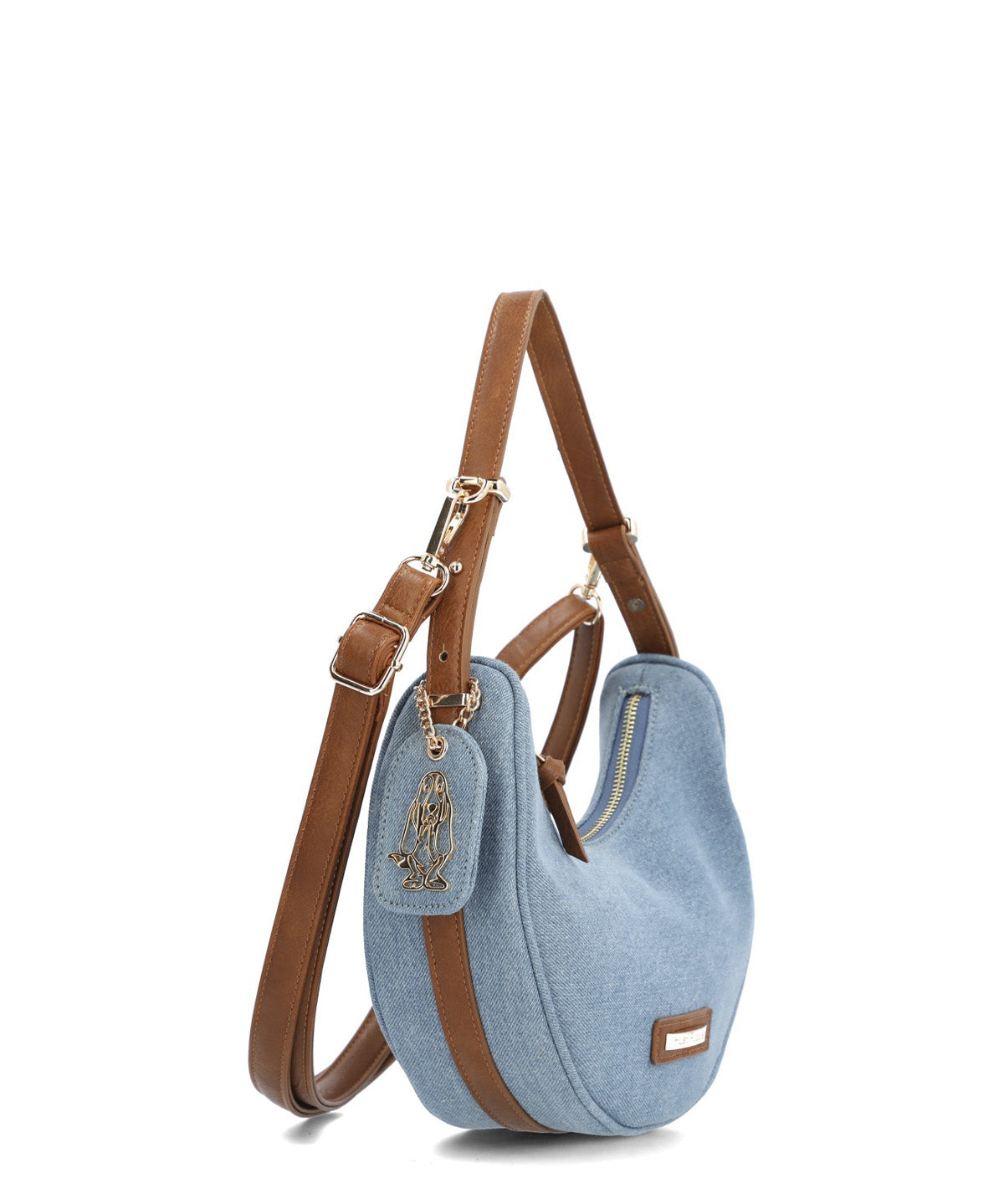 Cartera Textil Mujer Denham Hobo Azul Hush Puppies