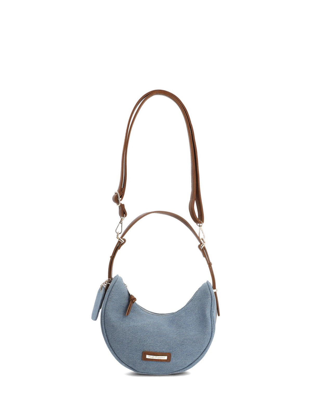 Cartera Textil Mujer Denham Hobo Azul Hush Puppies