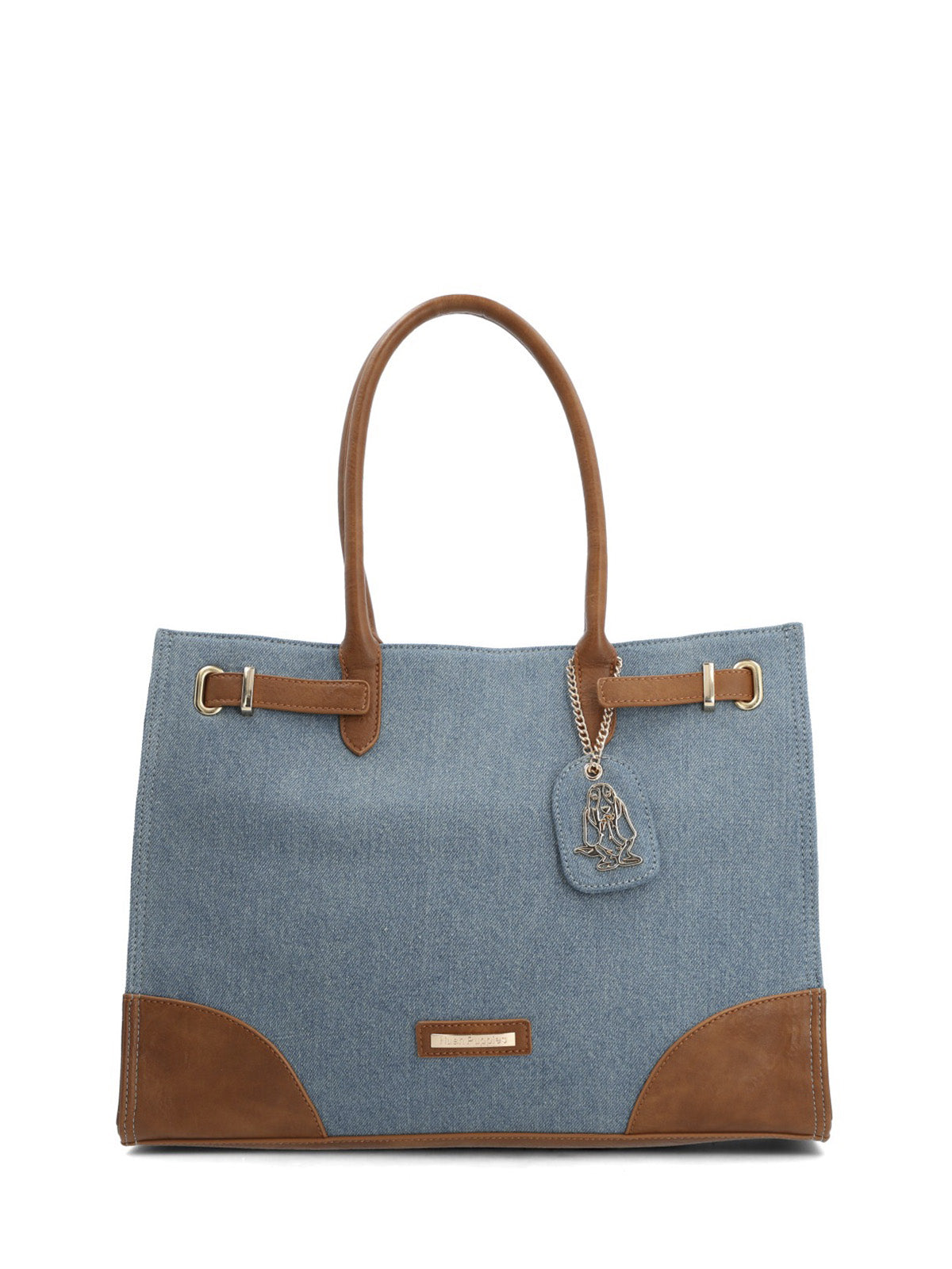 Cartera Textil Mujer Denham Tote Azul Hush Puppies